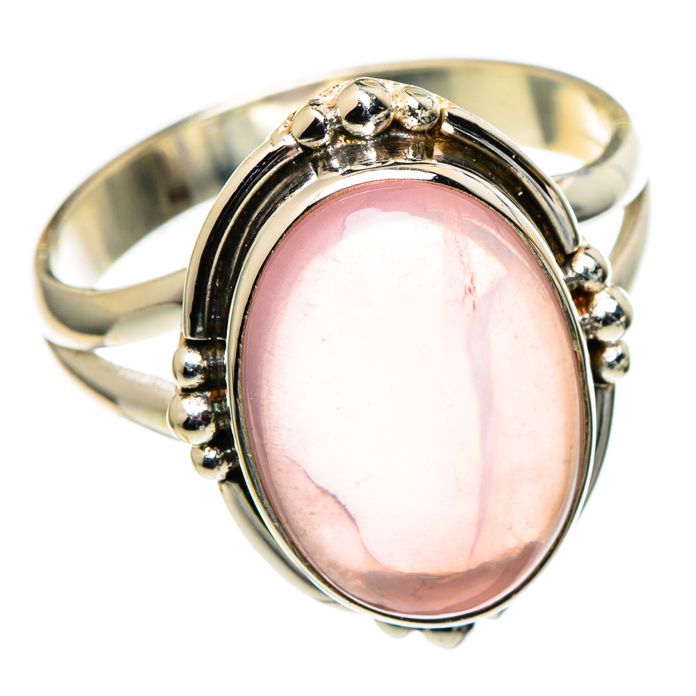 Rose Quartz Rings handcrafted by Ana Silver Co - RING98661