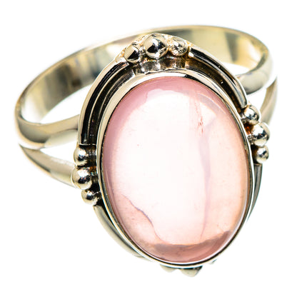Rose Quartz Rings handcrafted by Ana Silver Co - RING98661