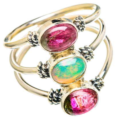 Ethiopian Opal Rings handcrafted by Ana Silver Co - RING98678