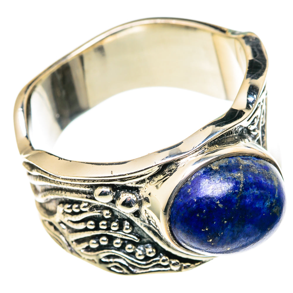 Lapis Lazuli Rings handcrafted by Ana Silver Co - RING98686 - Photo 2