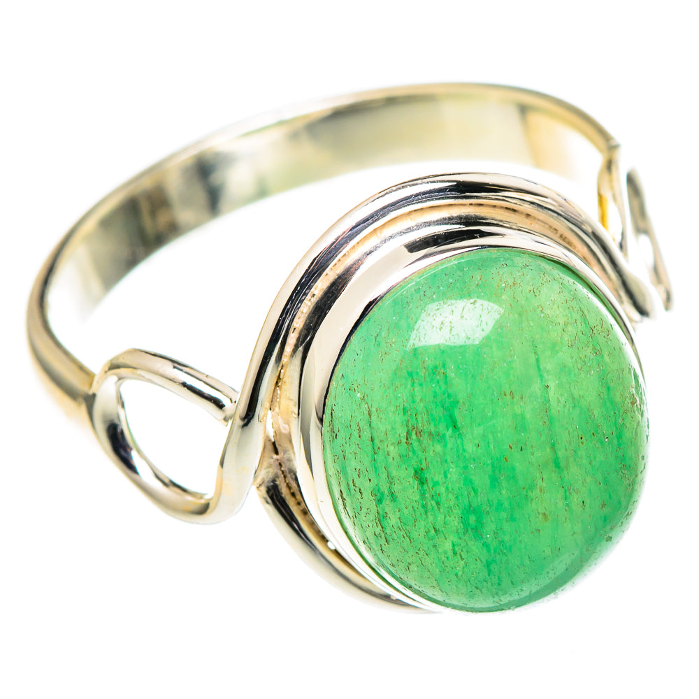 Green Aventurine Rings handcrafted by Ana Silver Co - RING98693