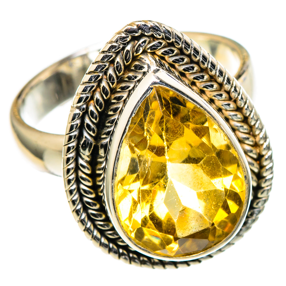 Citrine Rings handcrafted by Ana Silver Co - RING98696