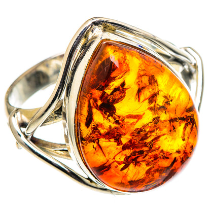 Baltic Amber Rings handcrafted by Ana Silver Co - RING98699