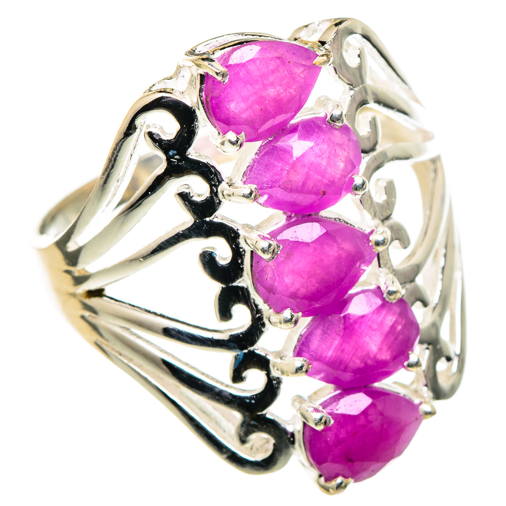 Ruby Rings handcrafted by Ana Silver Co - RING98700