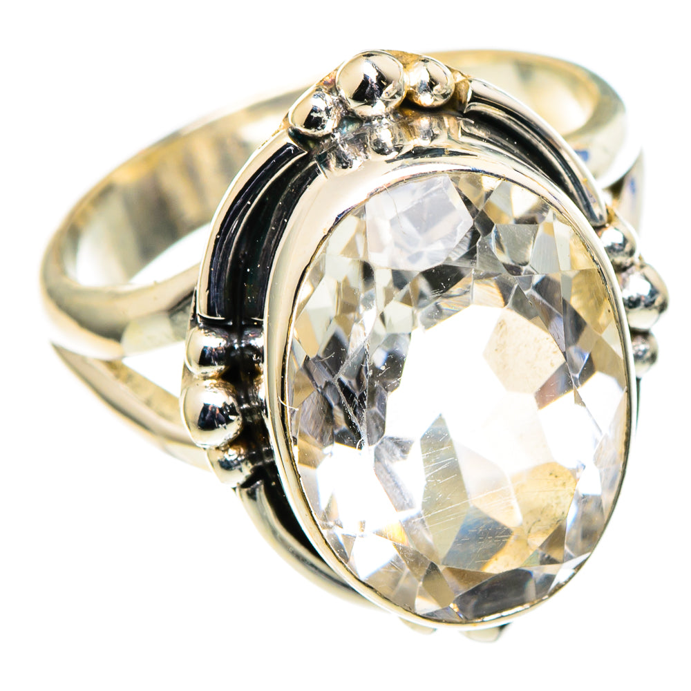 White Quartz Rings handcrafted by Ana Silver Co - RING98717