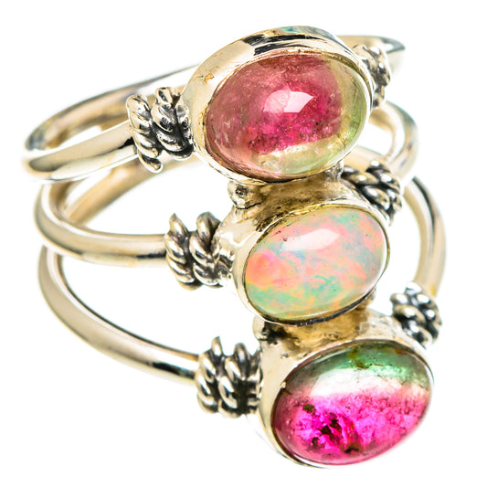 Ethiopian Opal Rings handcrafted by Ana Silver Co - RING98719