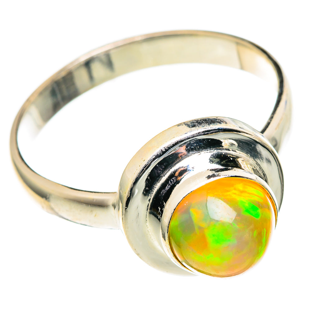 Ethiopian Opal Rings handcrafted by Ana Silver Co - RING98720