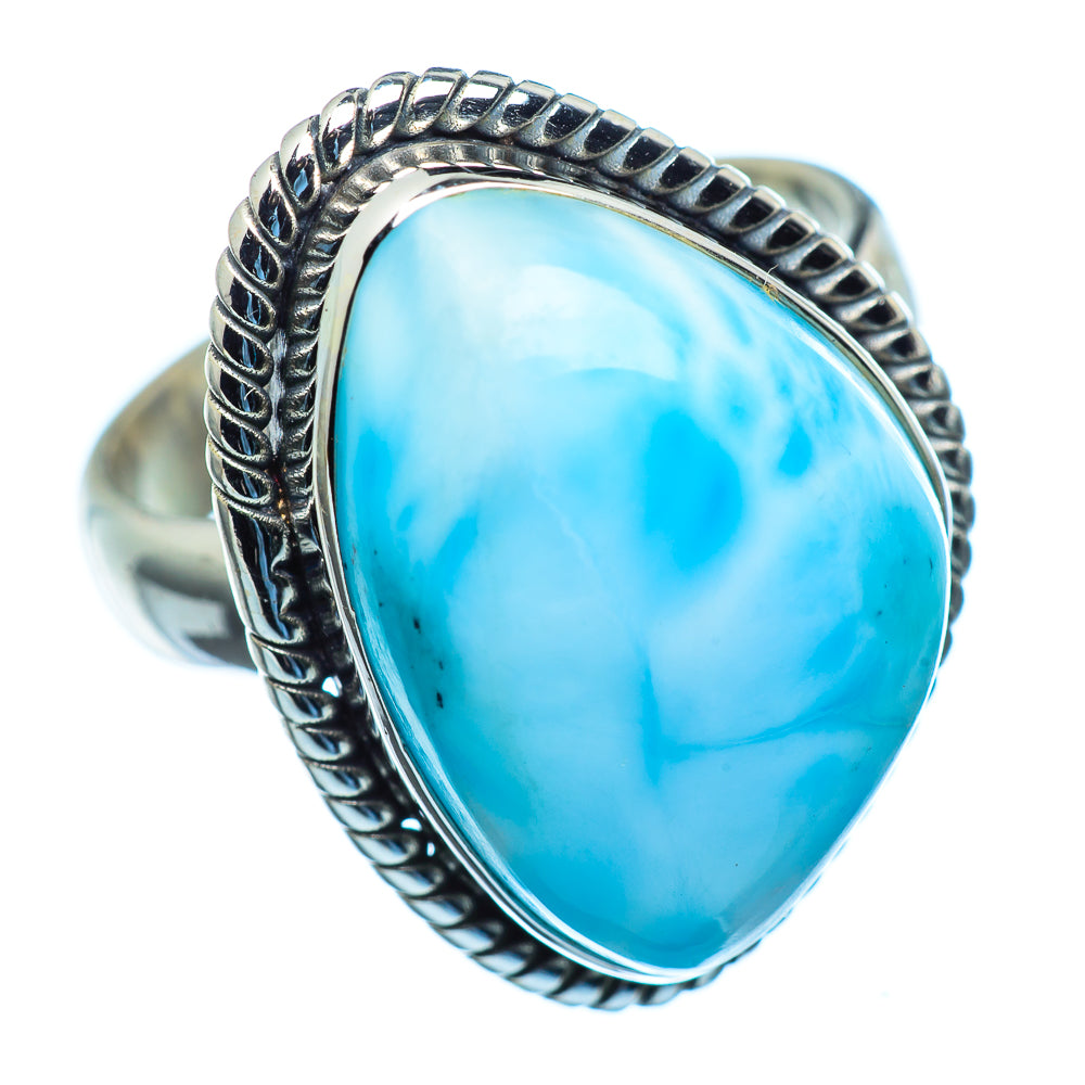 Larimar Rings handcrafted by Ana Silver Co - RING987216