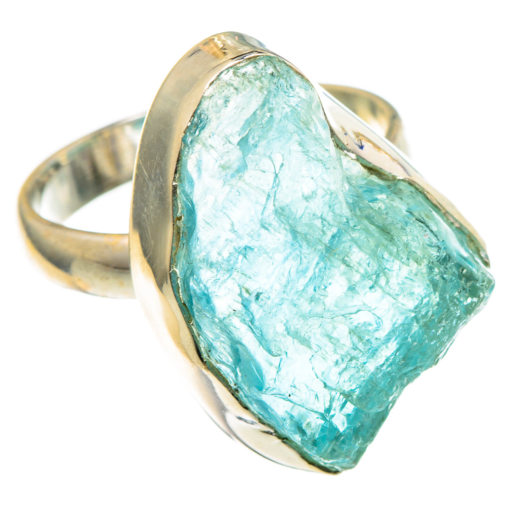 Aquamarine Rings handcrafted by Ana Silver Co - RING98726 - Photo 2