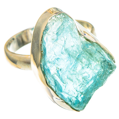 Aquamarine Rings handcrafted by Ana Silver Co - RING98726 - Photo 2
