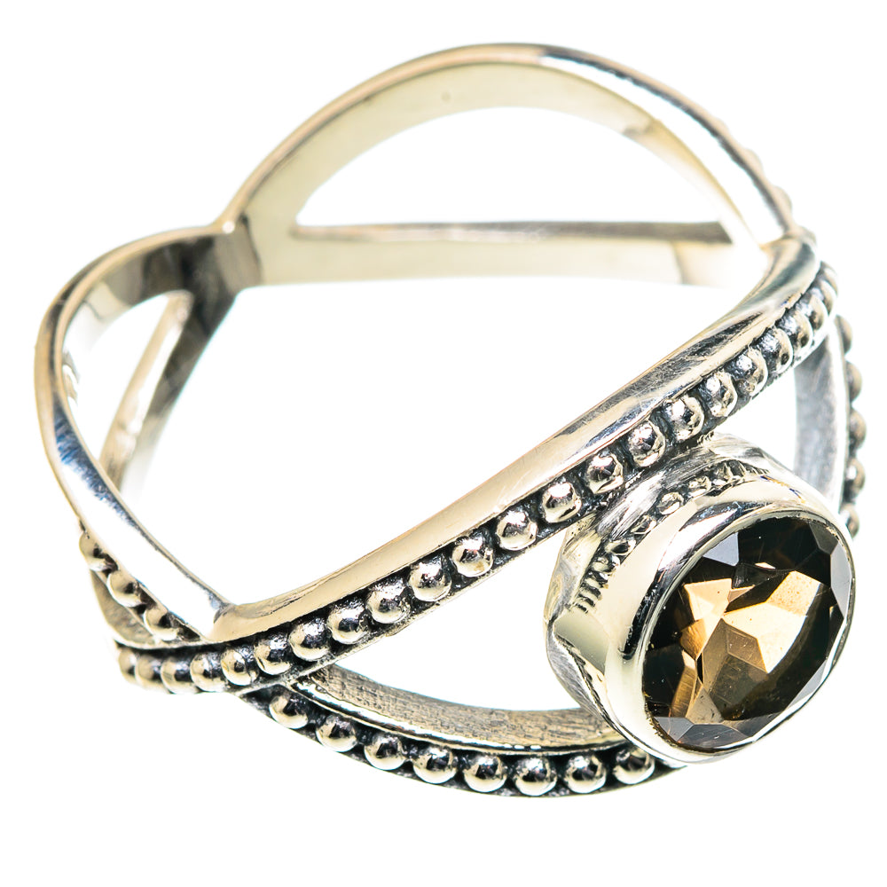 Smoky Quartz Rings handcrafted by Ana Silver Co - RING98735