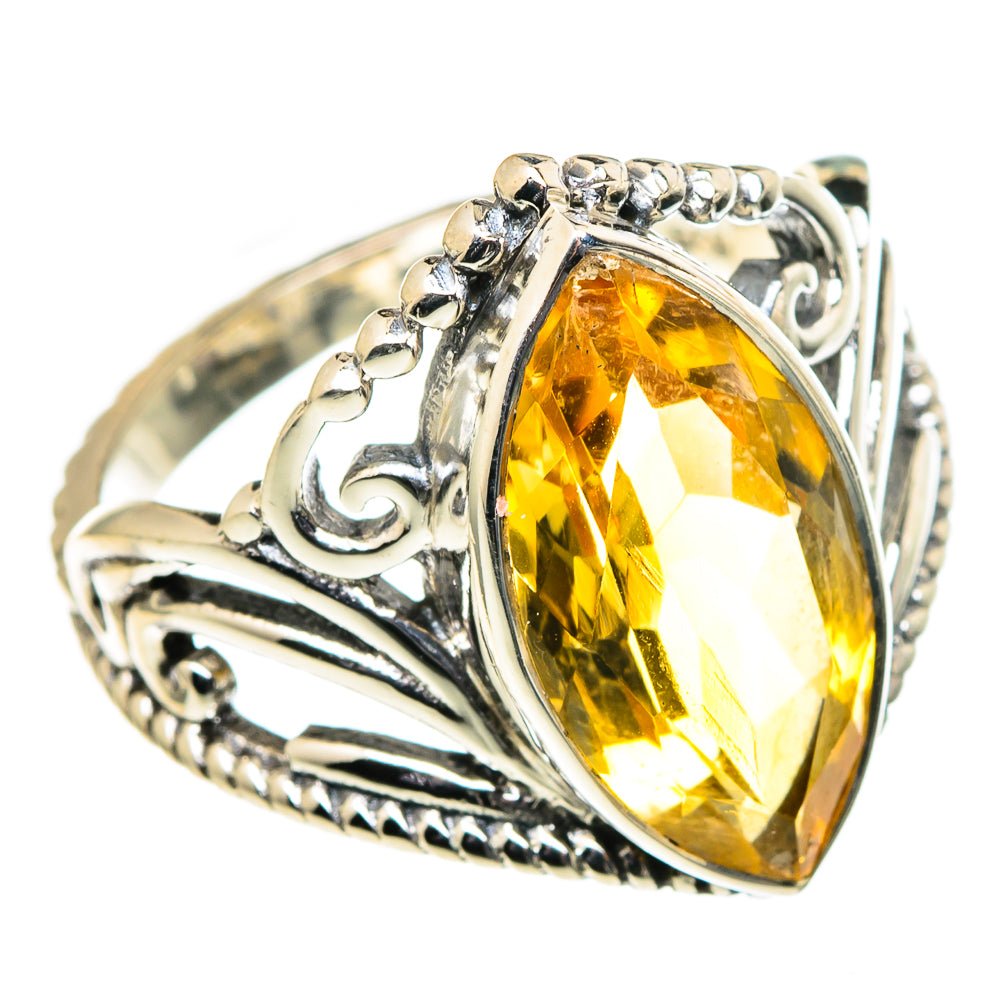 Citrine Rings handcrafted by Ana Silver Co - RING98737