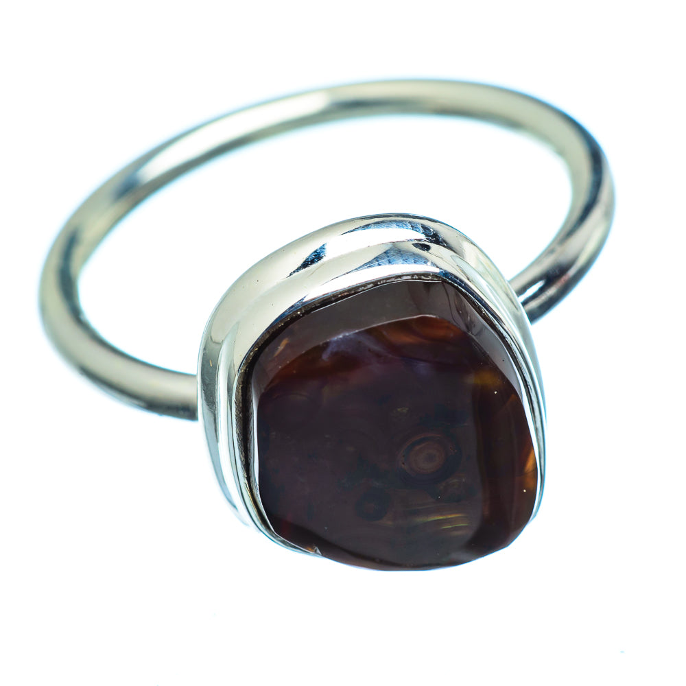 Mexican Fire Agate Rings handcrafted by Ana Silver Co - RING987386