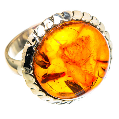 Baltic Amber Rings handcrafted by Ana Silver Co - RING98738