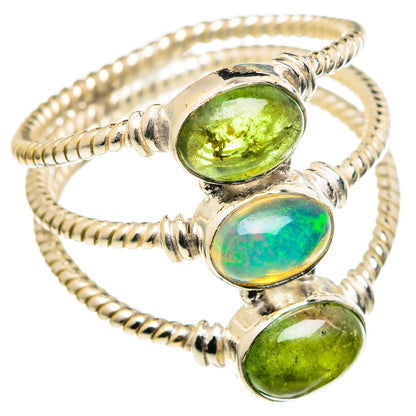 Ethiopian Opal Rings handcrafted by Ana Silver Co - RING98755