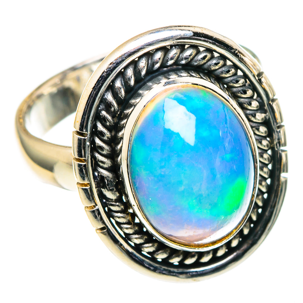 Ethiopian Opal Rings handcrafted by Ana Silver Co - RING98756