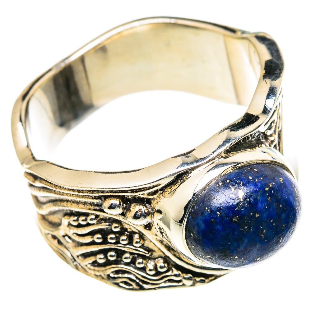 Lapis Lazuli Rings handcrafted by Ana Silver Co - RING98761 - Photo 2