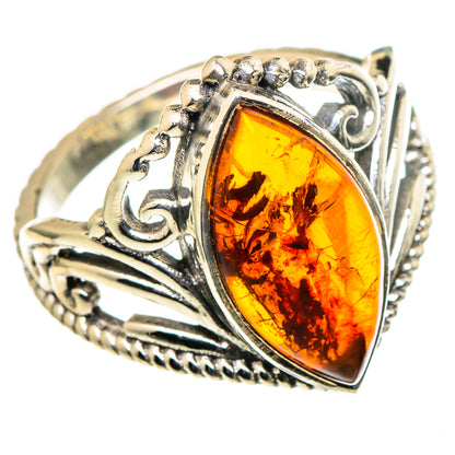 Baltic Amber Rings handcrafted by Ana Silver Co - RING98773