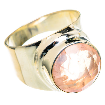 Rose Quartz Rings handcrafted by Ana Silver Co - RING98775