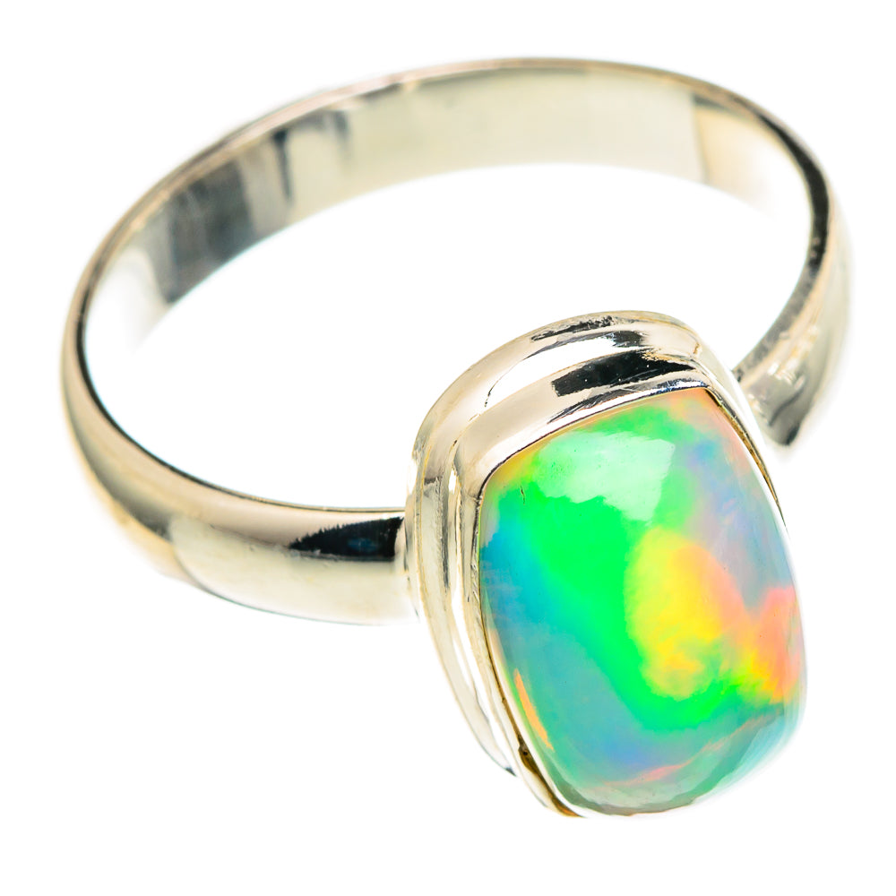 Ethiopian Opal Rings handcrafted by Ana Silver Co - RING98793