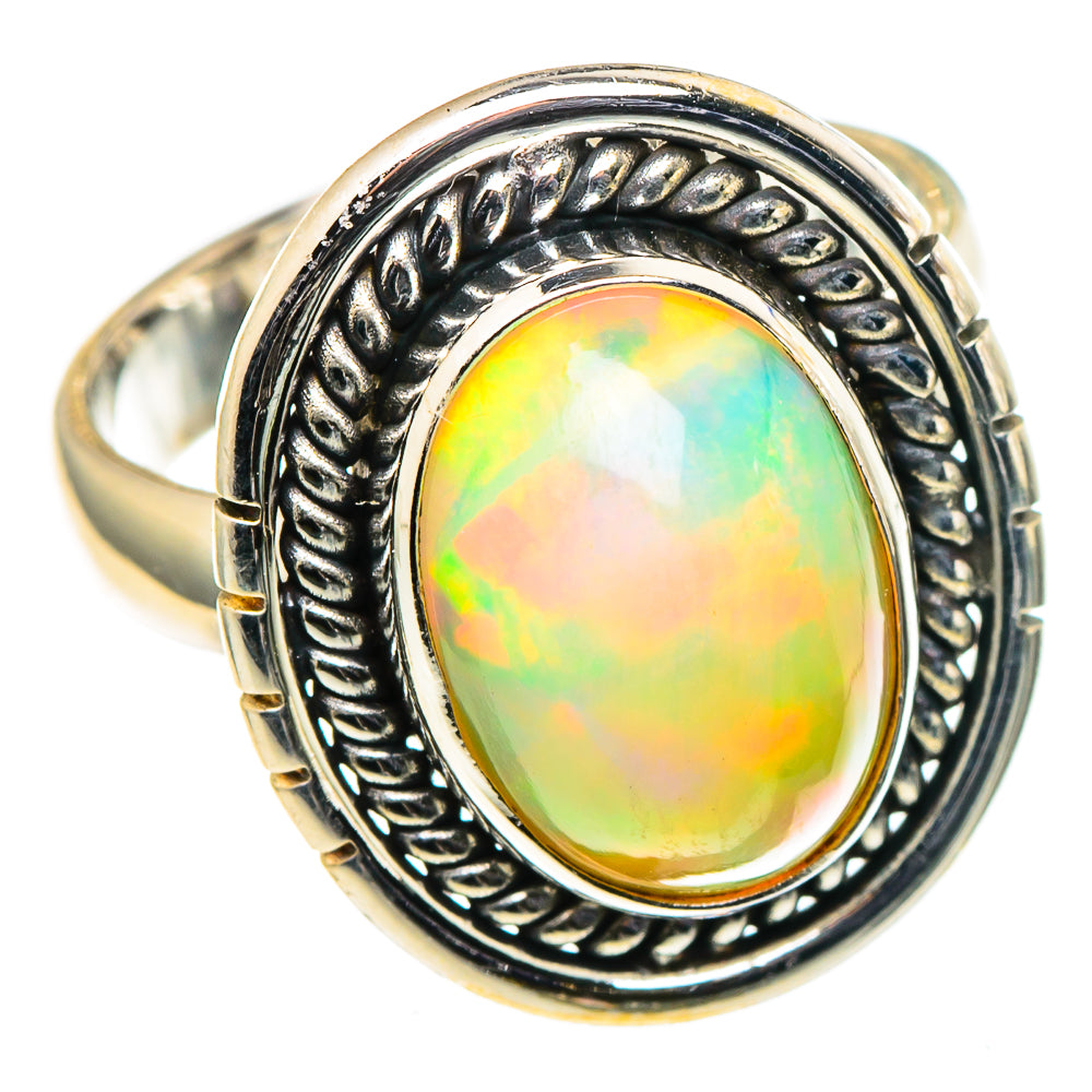 Ethiopian Opal Rings handcrafted by Ana Silver Co - RING98794