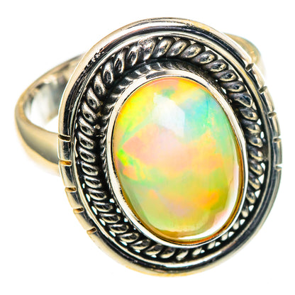 Ethiopian Opal Rings handcrafted by Ana Silver Co - RING98794