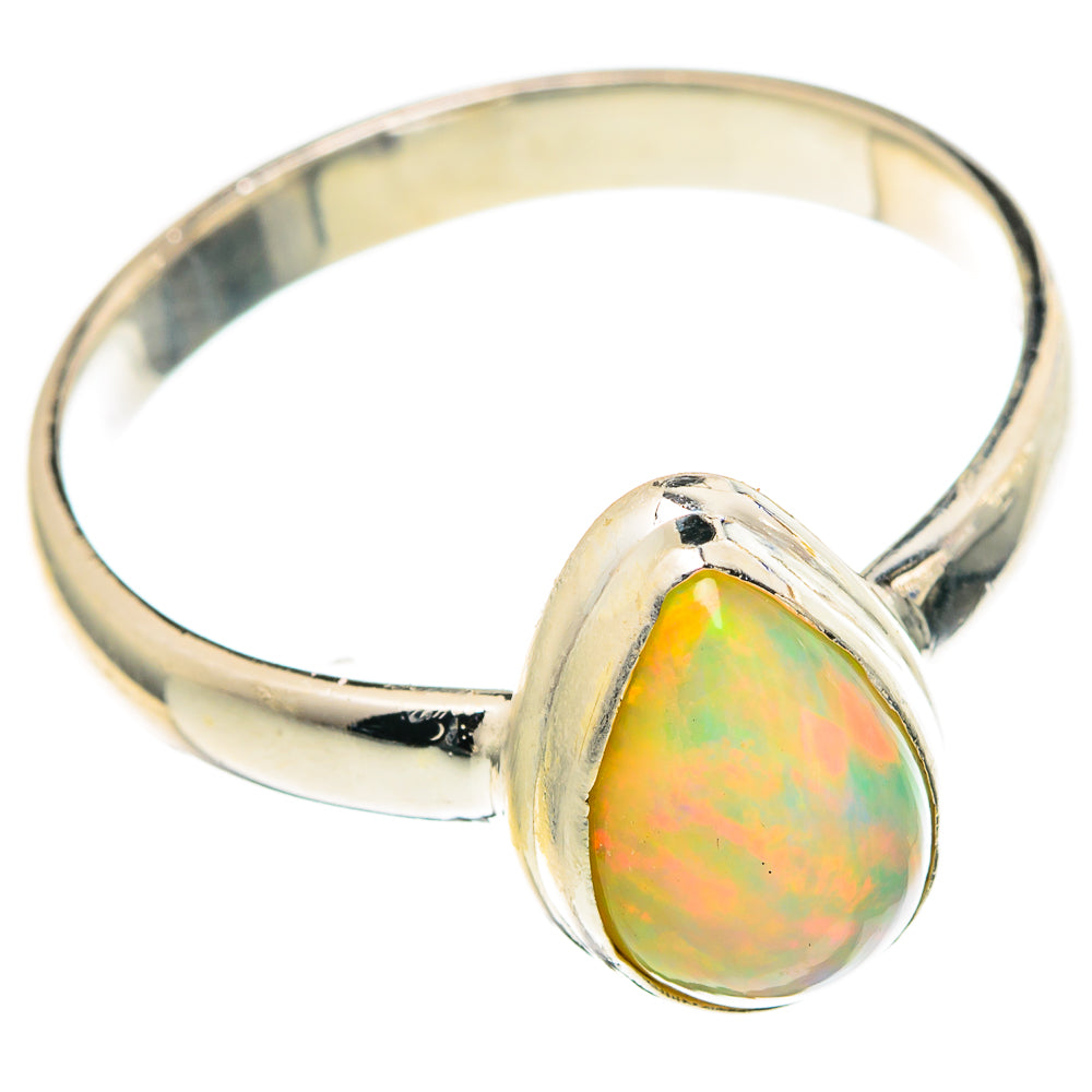Ethiopian Opal Rings handcrafted by Ana Silver Co - RING98795 - Photo 2