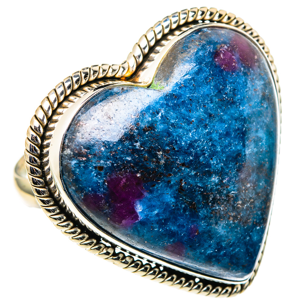 Ruby Fuchsite Rings handcrafted by Ana Silver Co - RING98806