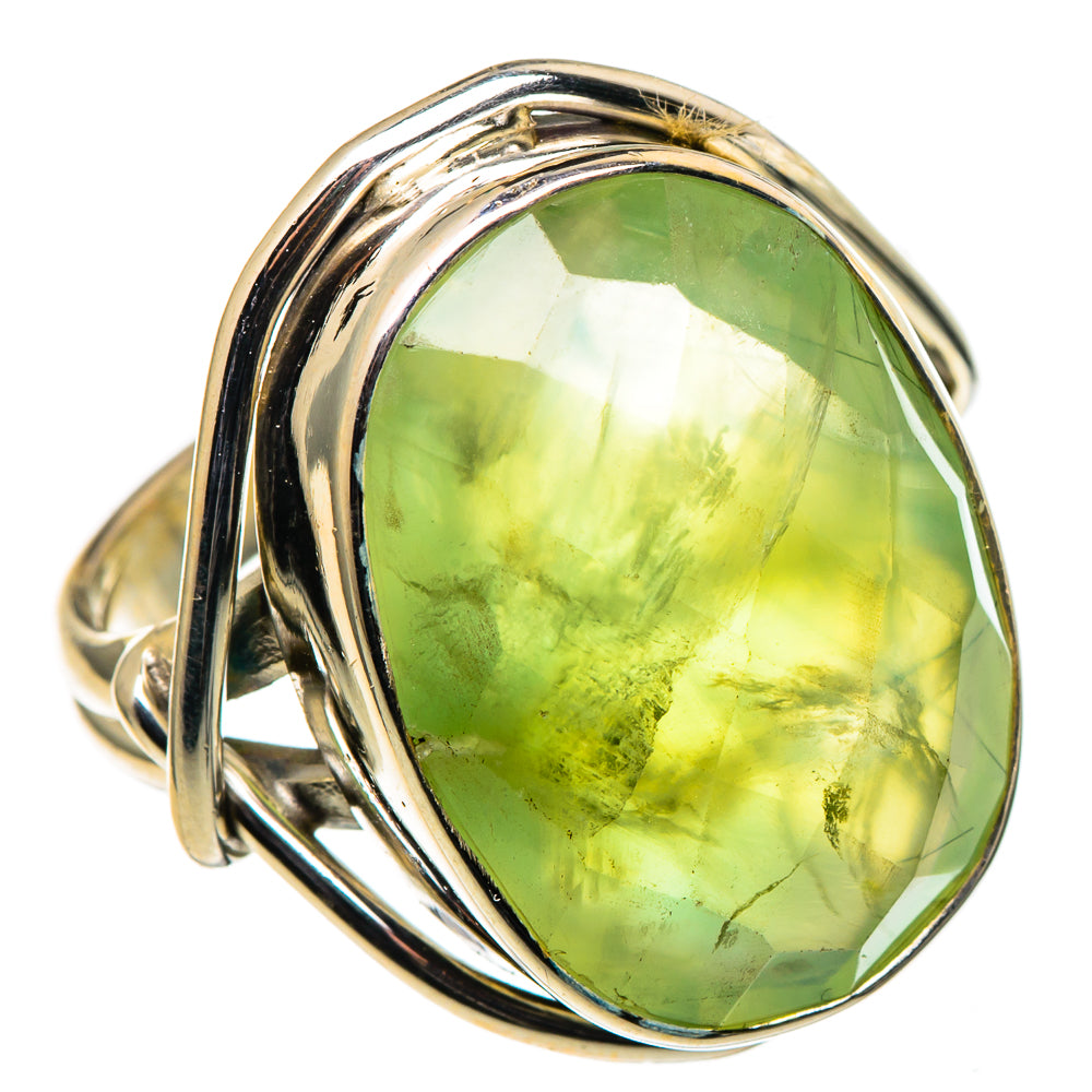 Prehnite Rings handcrafted by Ana Silver Co - RING98809