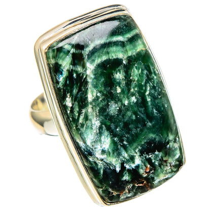Seraphinite Rings handcrafted by Ana Silver Co - RING98810
