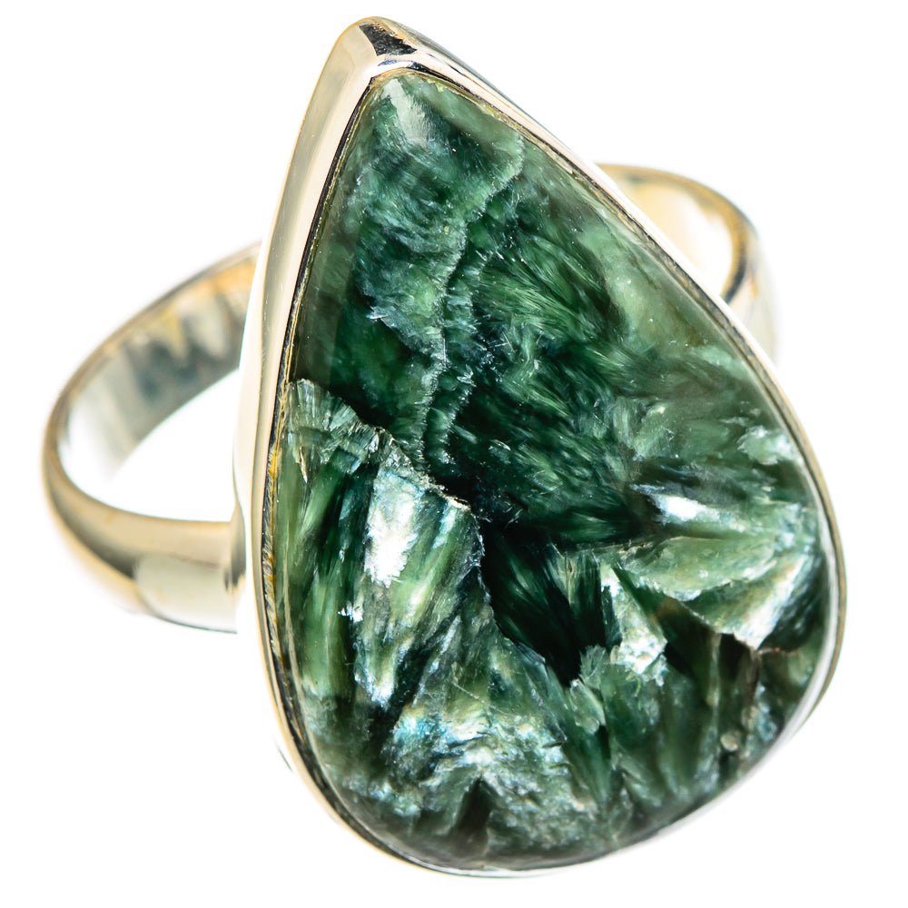 Seraphinite Rings handcrafted by Ana Silver Co - RING98813