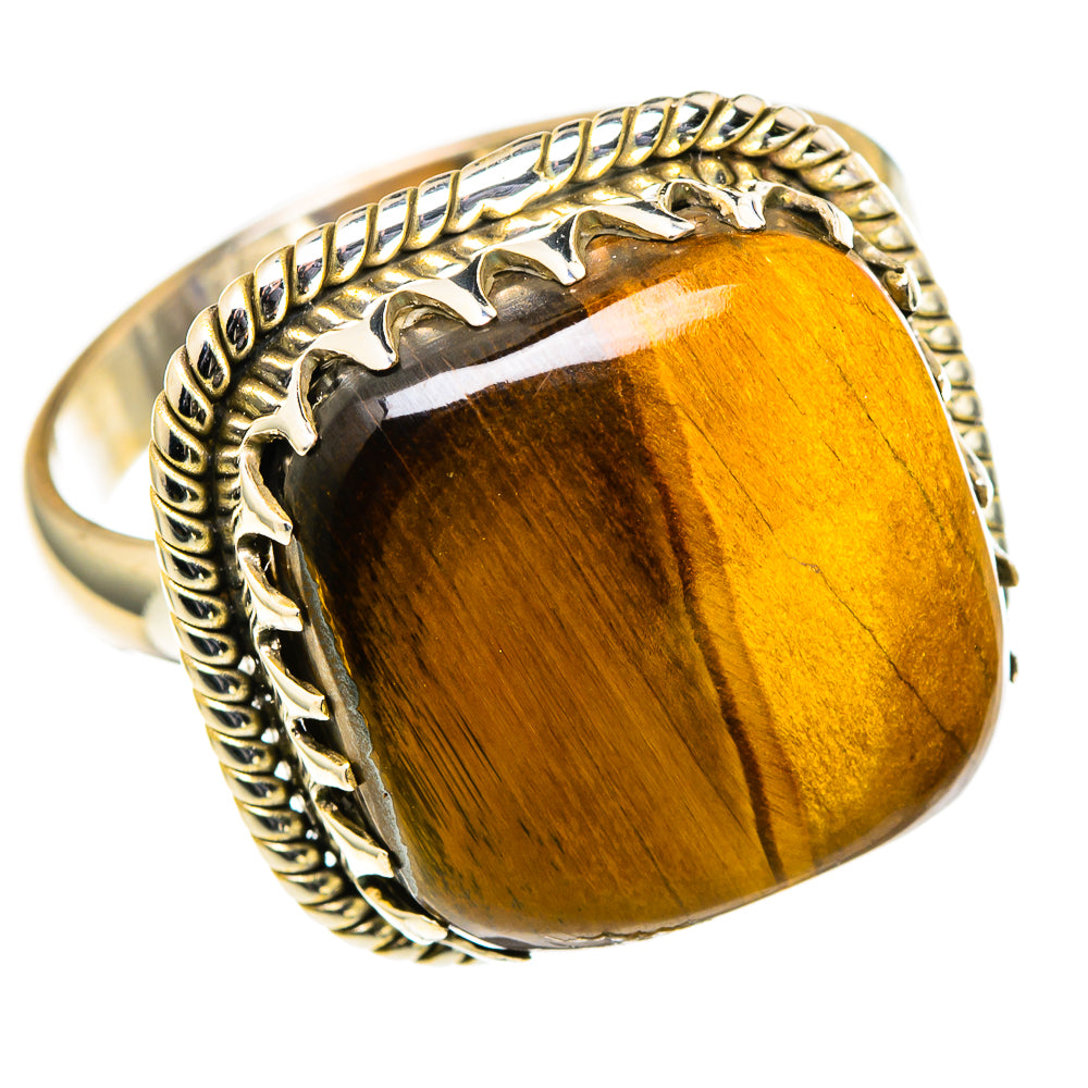 Tiger Eye Rings handcrafted by Ana Silver Co - RING98818