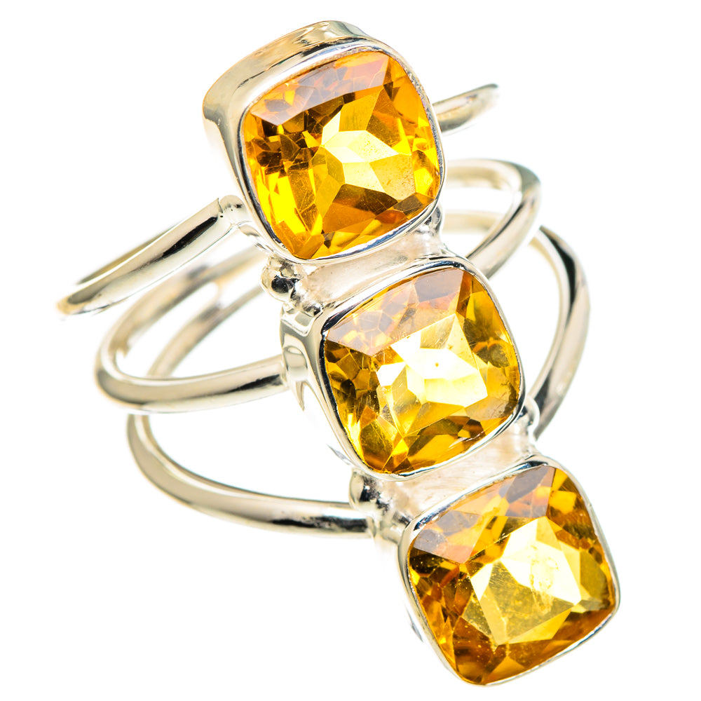Citrine Rings handcrafted by Ana Silver Co - RING98820