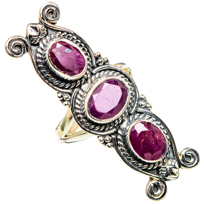 Ruby Rings handcrafted by Ana Silver Co - RING98822