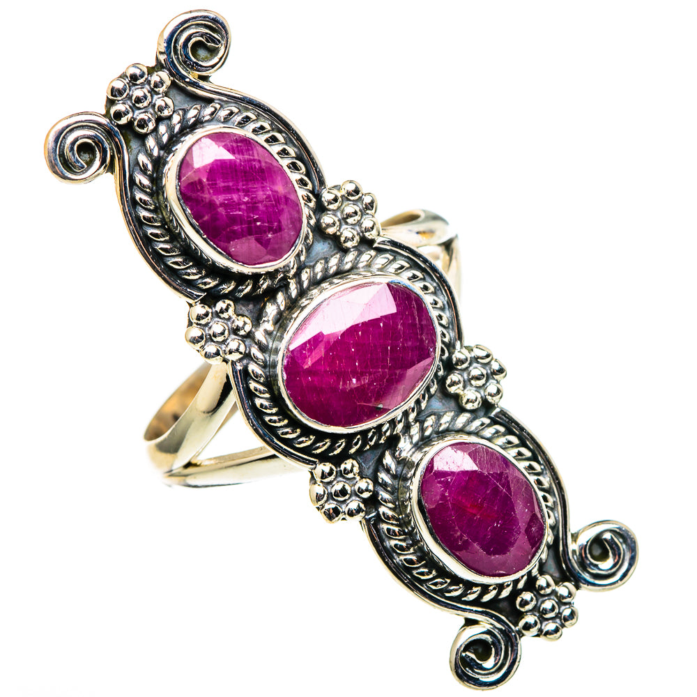 Ruby Rings handcrafted by Ana Silver Co - RING98823