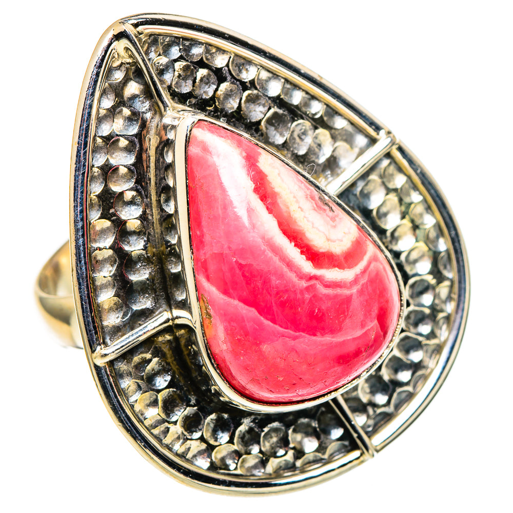 Rhodochrosite Rings handcrafted by Ana Silver Co - RING98826 - Photo 2