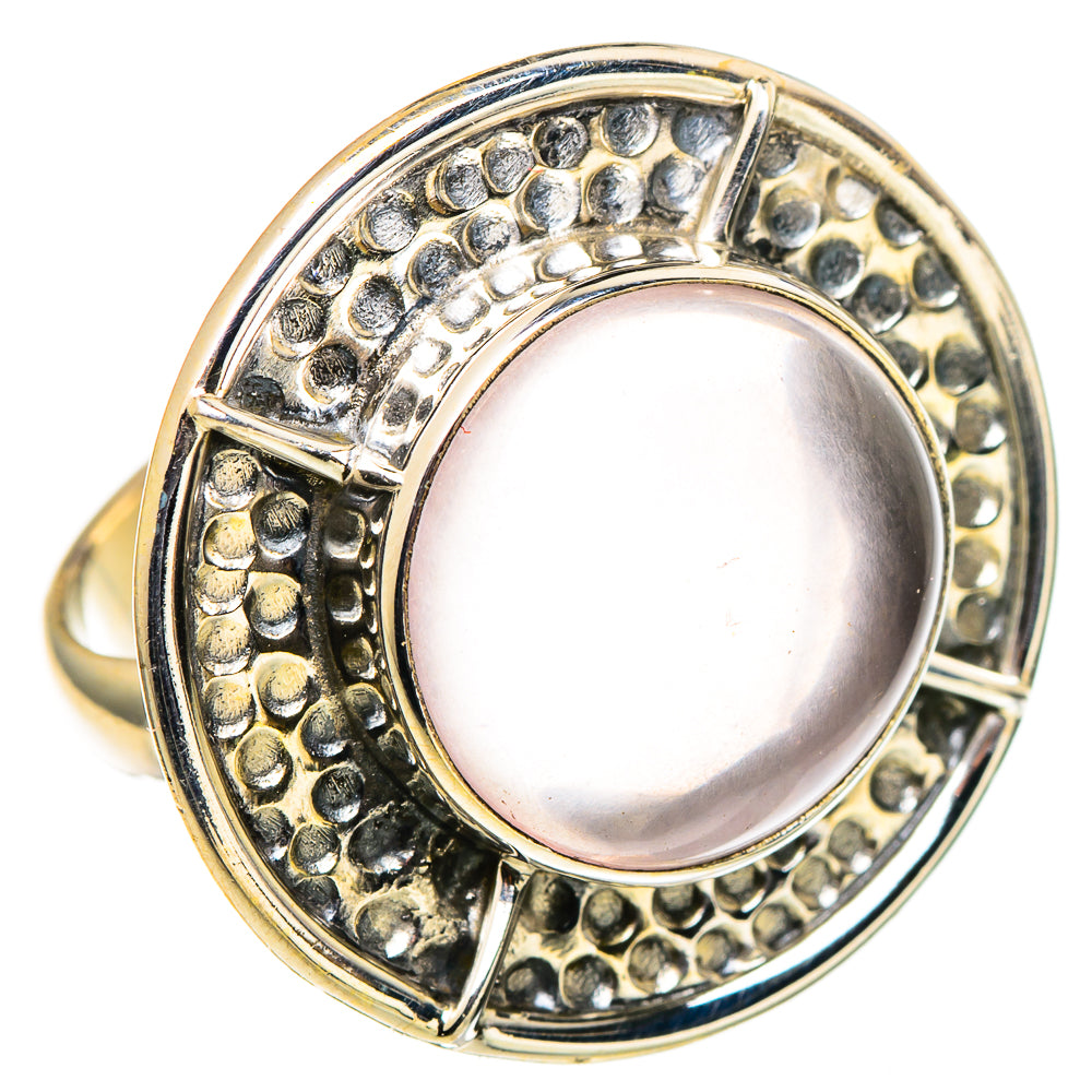 Rose Quartz Rings handcrafted by Ana Silver Co - RING98829