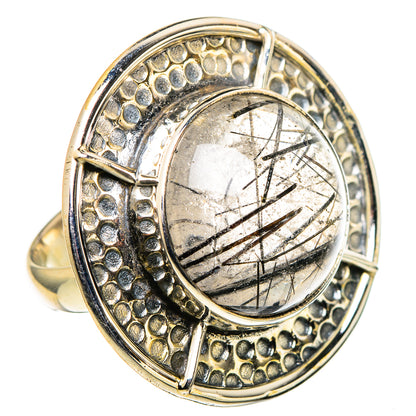 Tourmalinated Quartz Rings handcrafted by Ana Silver Co - RING98836 - Photo 2