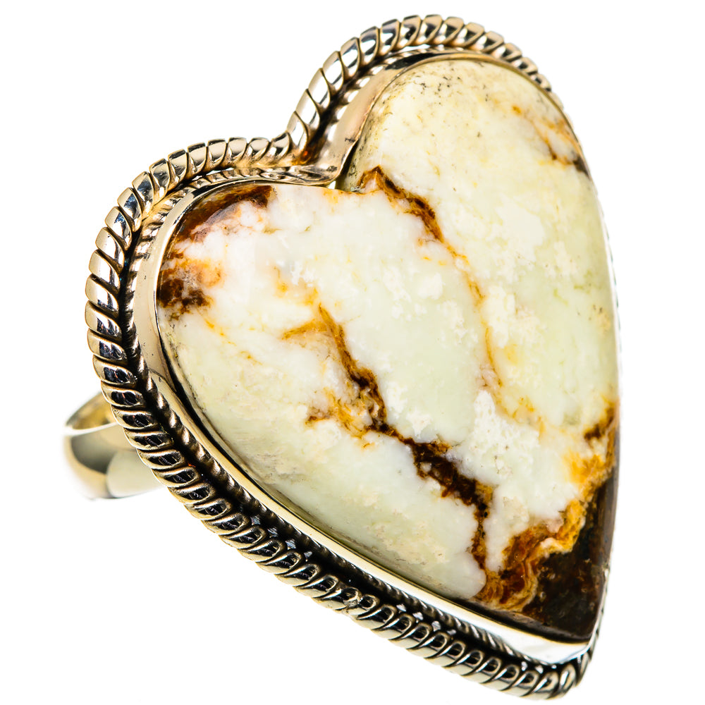 Peanut Wood Jasper Rings handcrafted by Ana Silver Co - RING98838