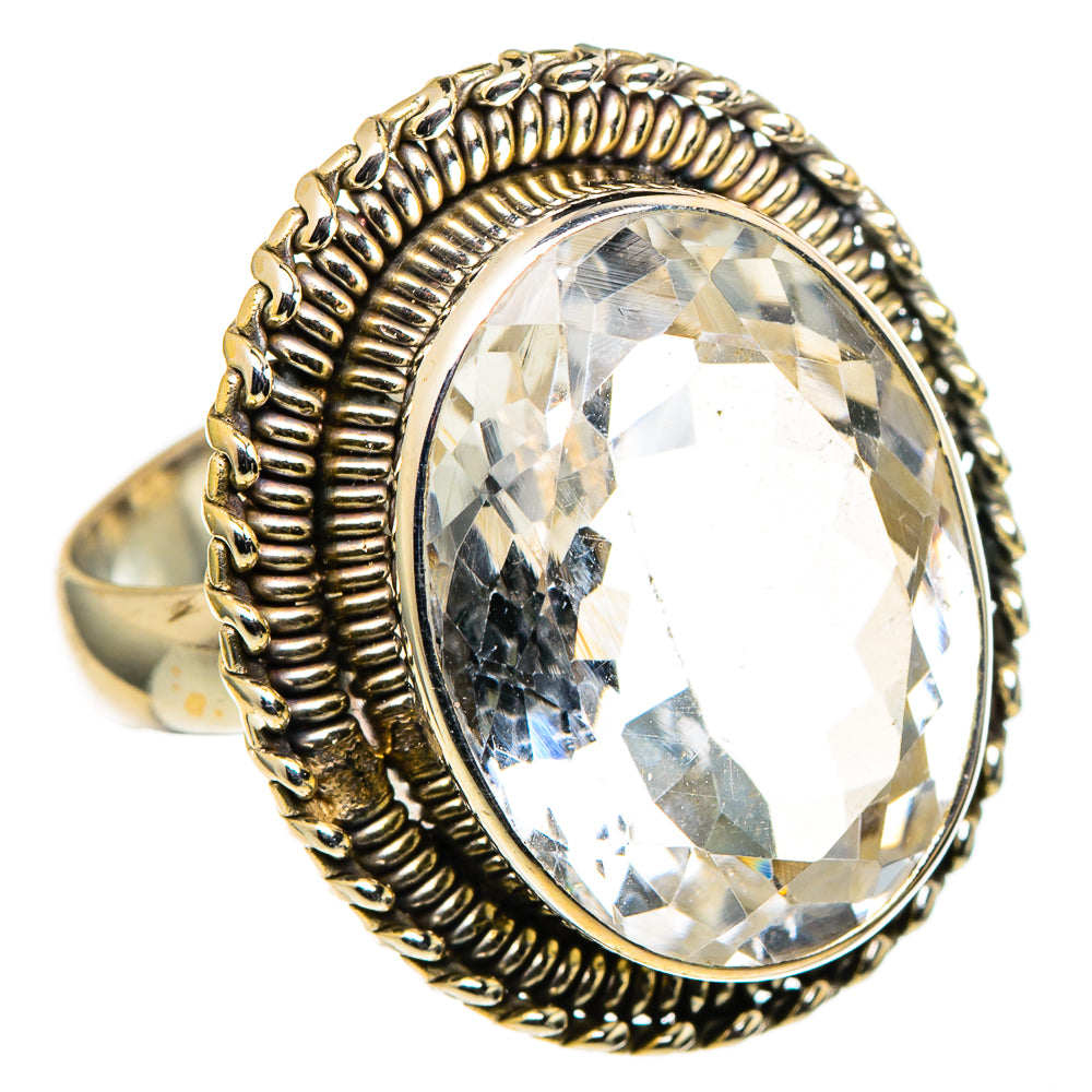 White Quartz Rings handcrafted by Ana Silver Co - RING98840
