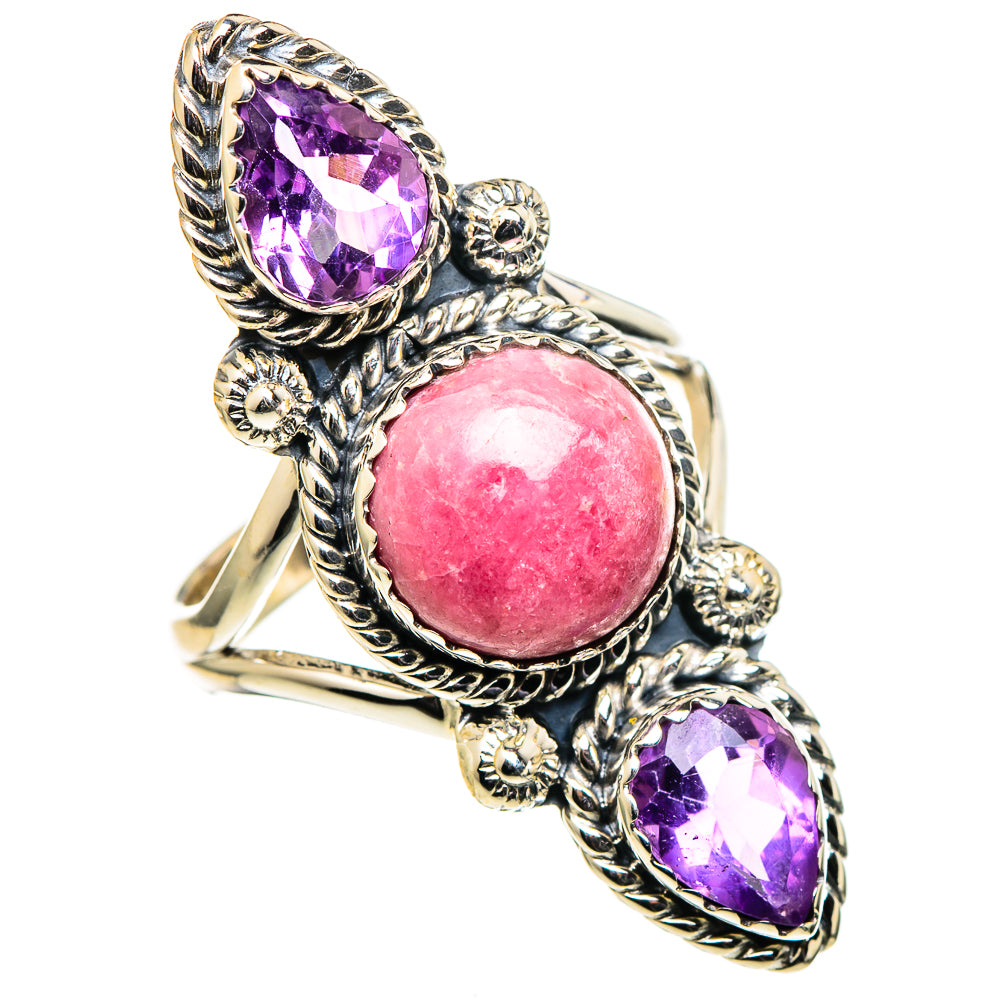 Rhodochrosite Rings handcrafted by Ana Silver Co - RING98845