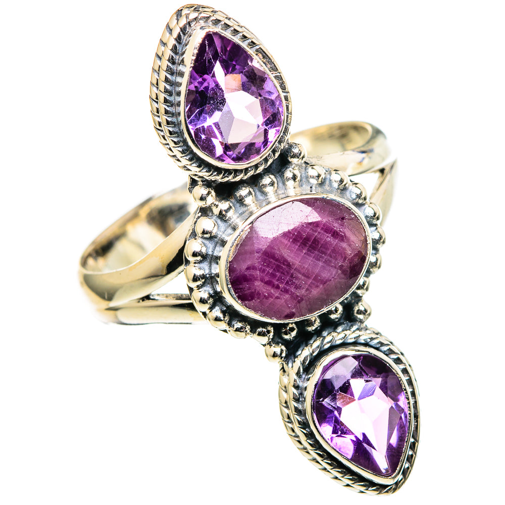 Ruby Rings handcrafted by Ana Silver Co - RING98847