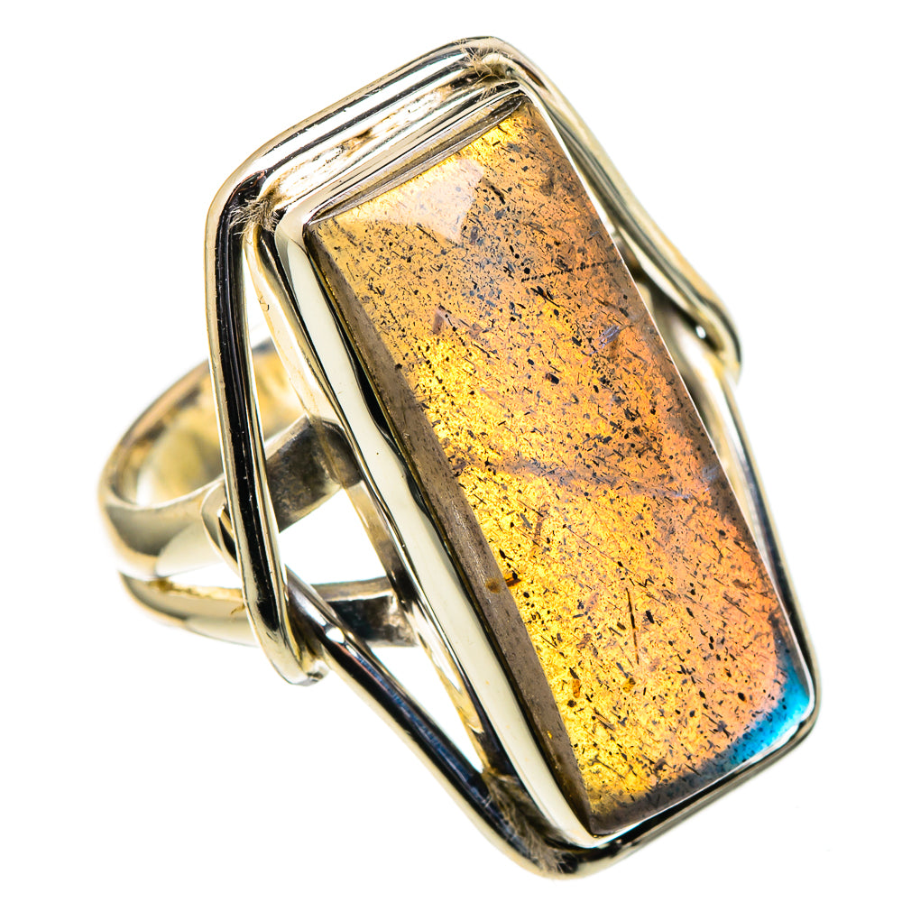 Labradorite Rings handcrafted by Ana Silver Co - RING98850