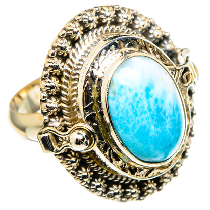 Larimar Rings handcrafted by Ana Silver Co - RING98852