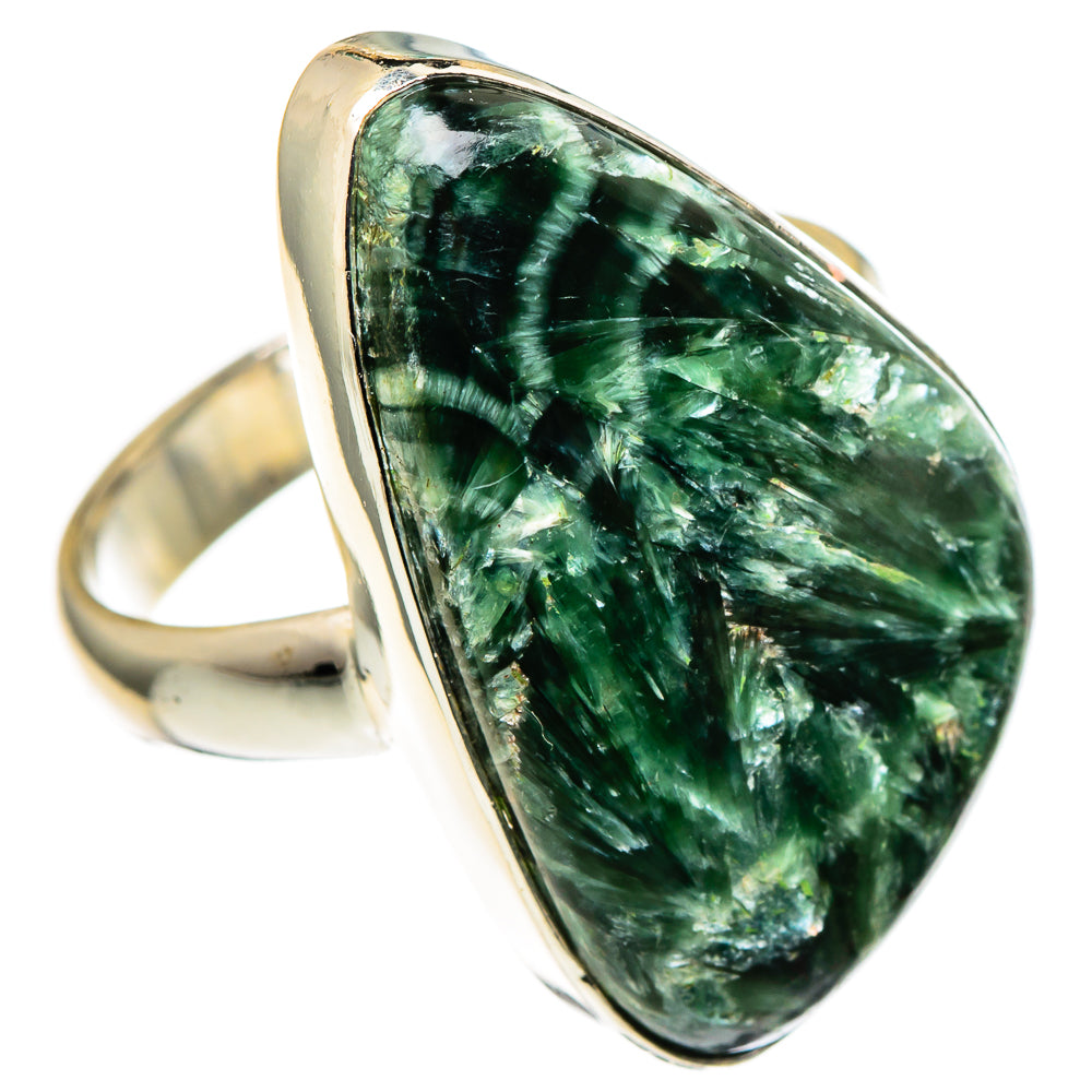 Seraphinite Rings handcrafted by Ana Silver Co - RING98858 - Photo 2