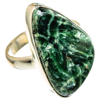Seraphinite Rings handcrafted by Ana Silver Co - RING98858 - Photo 2