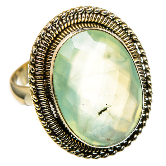 Prehnite Rings handcrafted by Ana Silver Co - RING98860