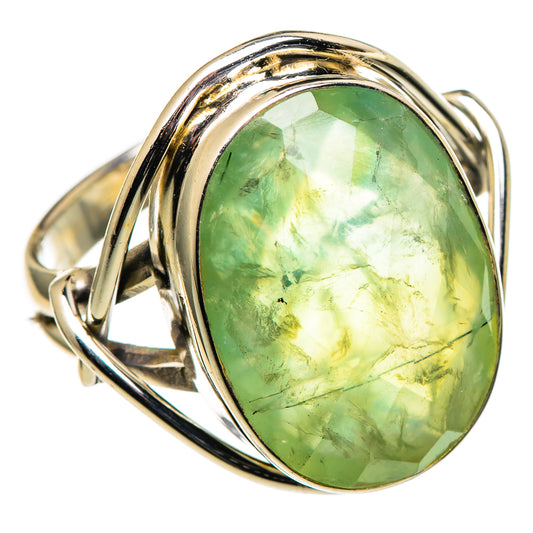 Prehnite Rings handcrafted by Ana Silver Co - RING98863
