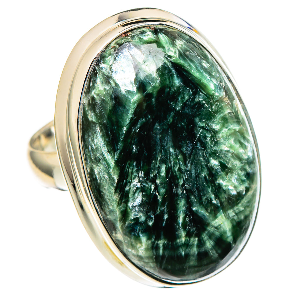 Seraphinite Rings handcrafted by Ana Silver Co - RING98864