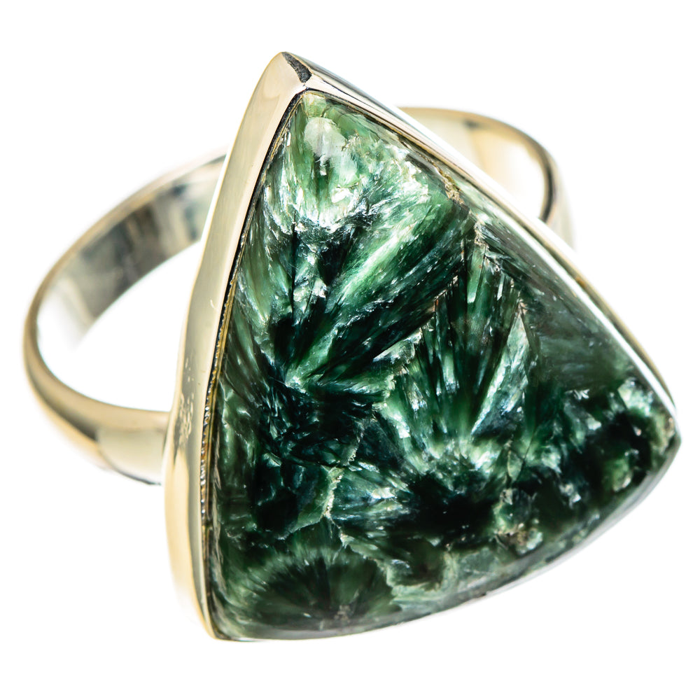 Seraphinite Rings handcrafted by Ana Silver Co - RING98865